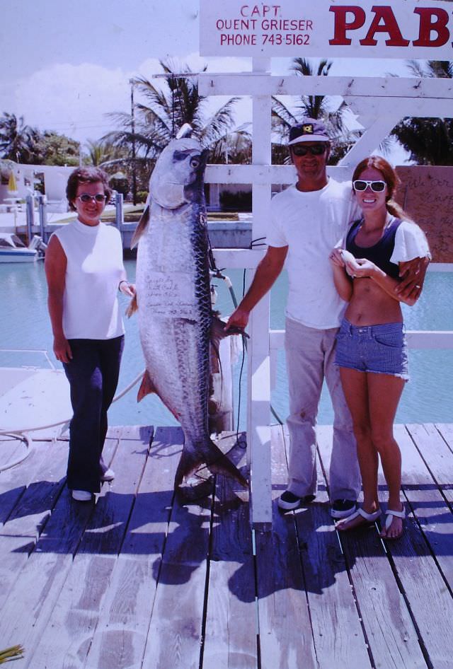 Vintage Photos of People Posing with Fishes in the 1960s