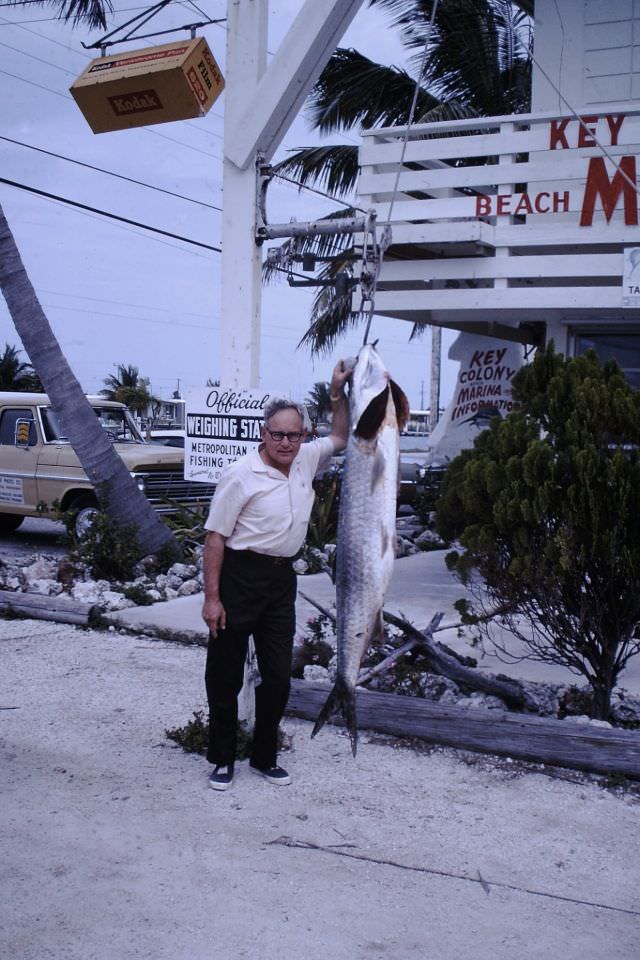 Vintage Photos of People Posing with Fishes in the 1960s