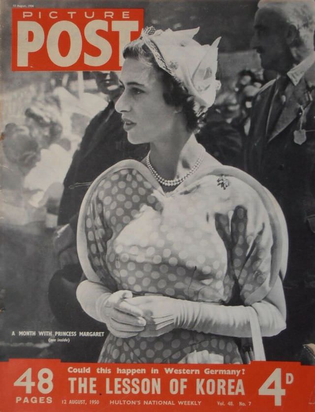 A Month With Princess Margaret, Picture Post, August 12th, 1950