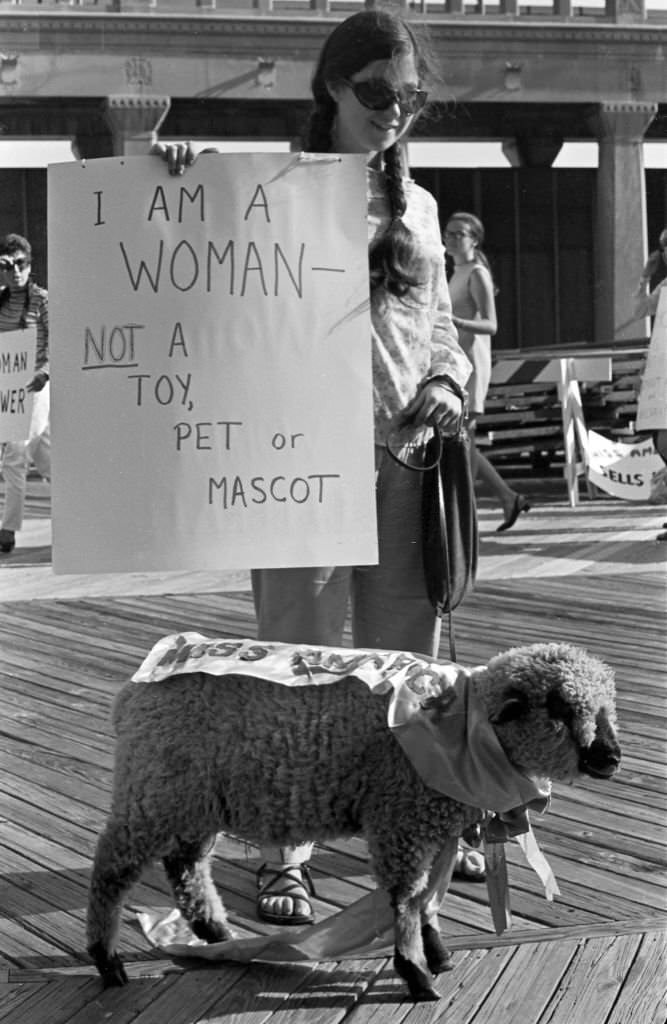Protesting The Miss America Pageant.