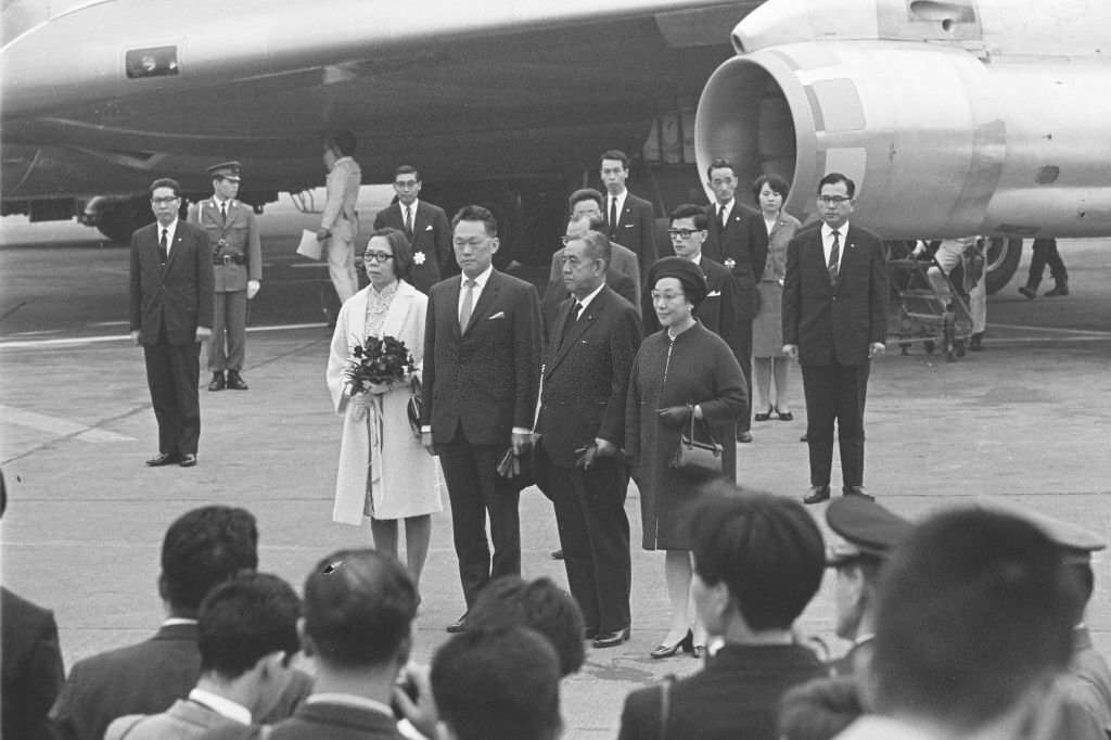 Singapore Prime Minister Lee Kuan Yew Visits Japan, 1968