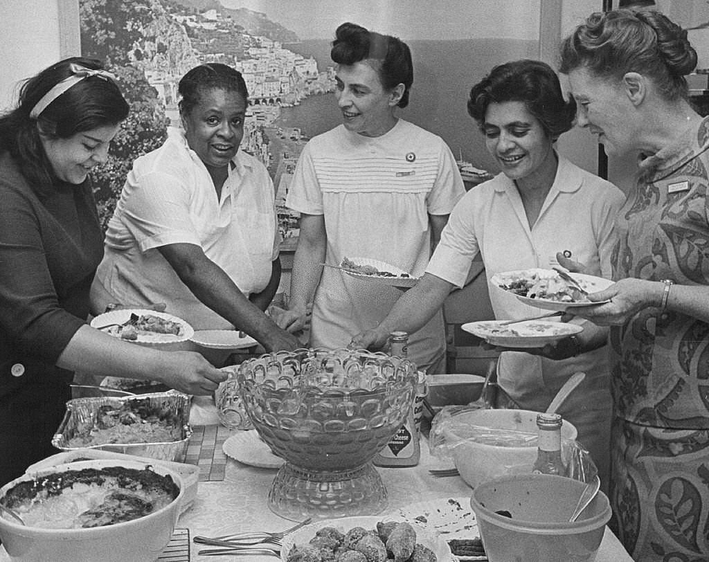 Hospital Staff Members, Singapore, 1968