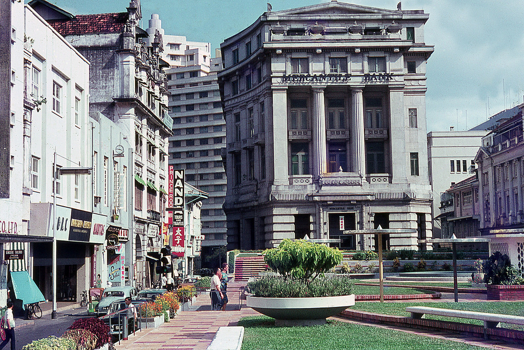 The Mercantile Bank Building in Raffles Place.