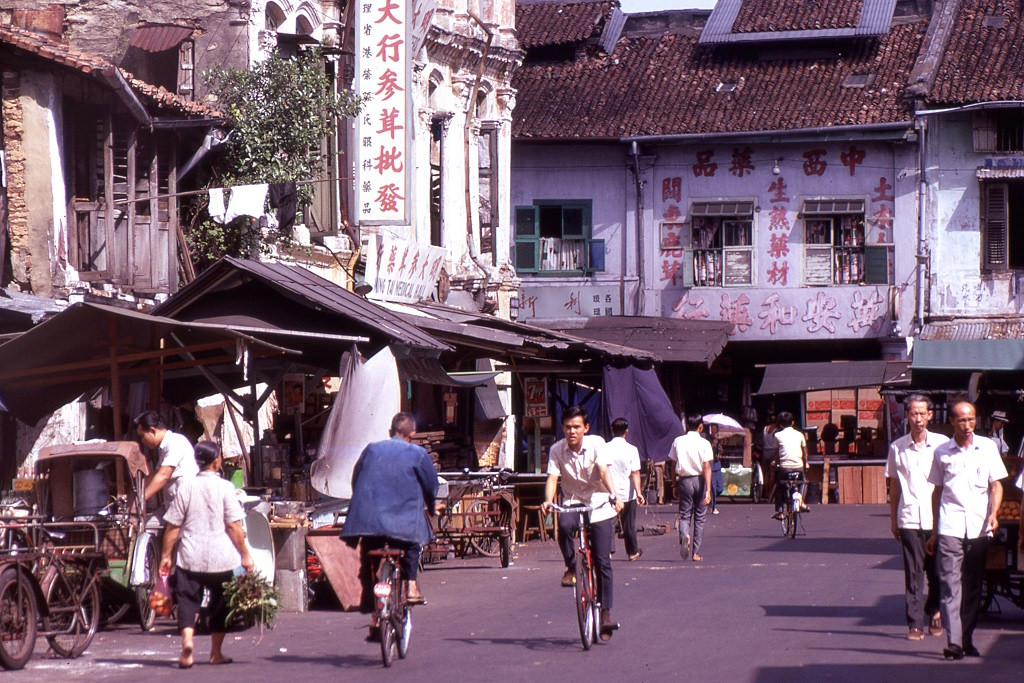 Chinatown in Singapore in 1969.