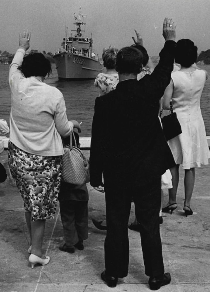 Manchester pop group Freddie and the Dreamers in Singapore during their world tour, 1965