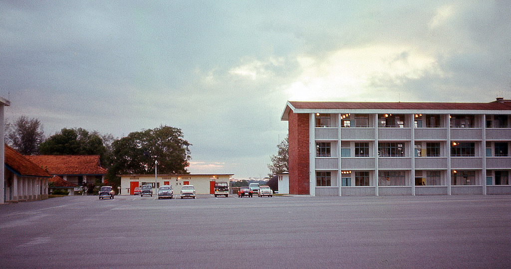 Barracks in the Sembawang base, 1966.
