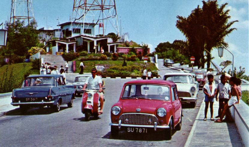 On Mount Faber Hill, Singapore in the 1960s.