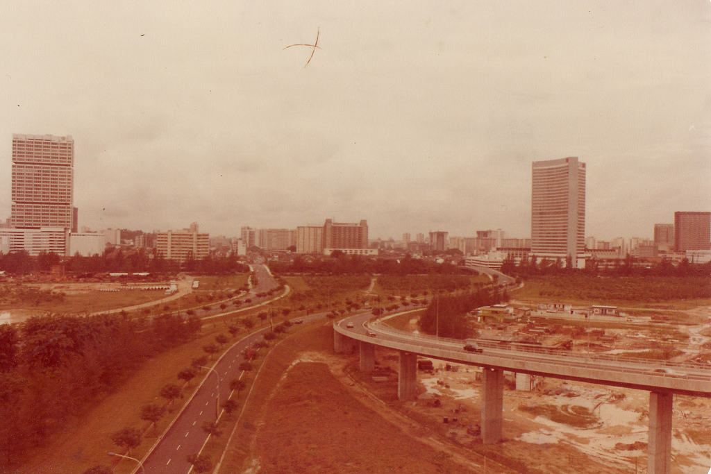 The wilderness in what would become Singapore's Suntec City, 1960s.