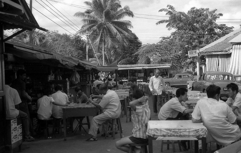 Sembawang food stalls, 1960s