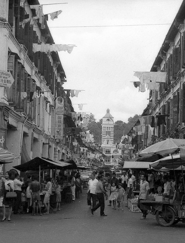 Street scene in Sembawang, 1960s