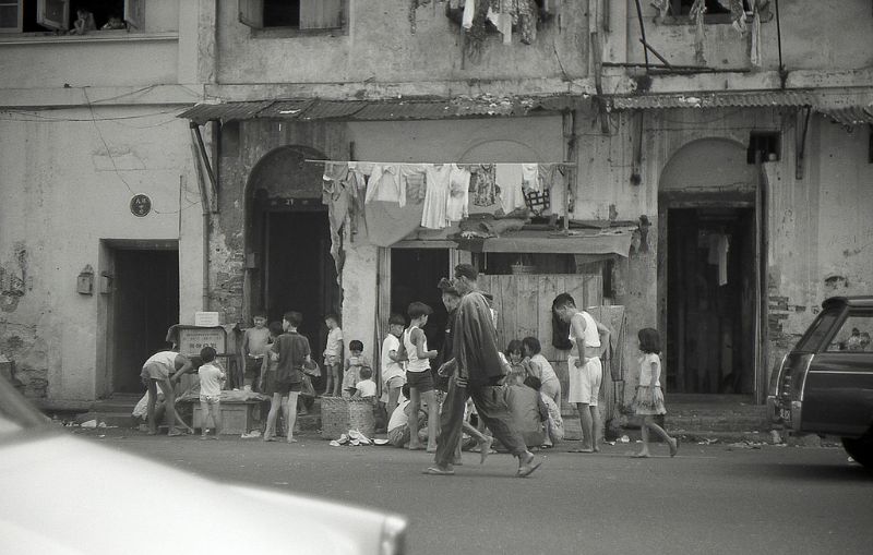 Street scene in Sembawang, 1960s