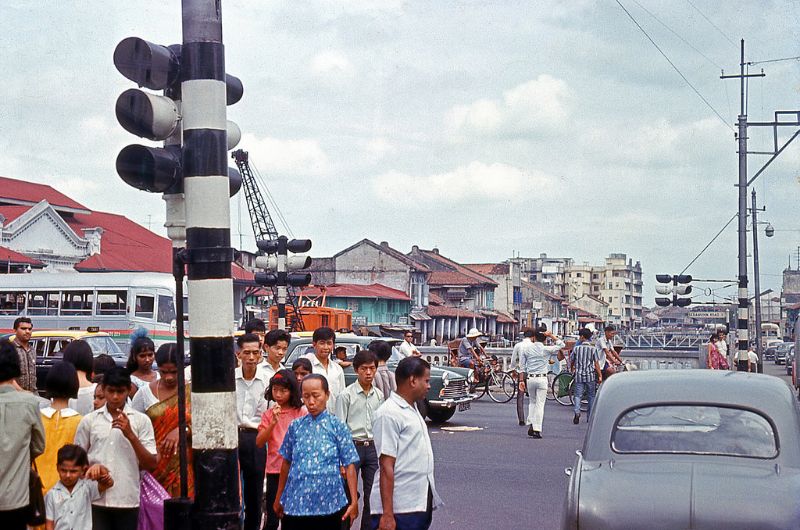 The junction of Serangoon Road, Selegie Road and Bukit Timah Road, 1960s