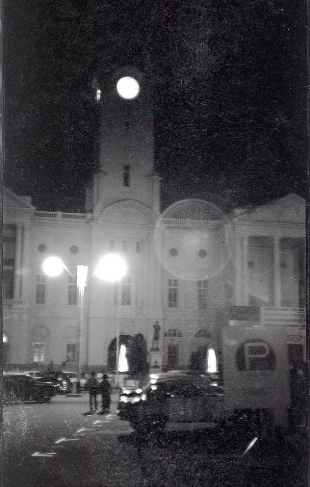 Concert Hall at night, 1960s