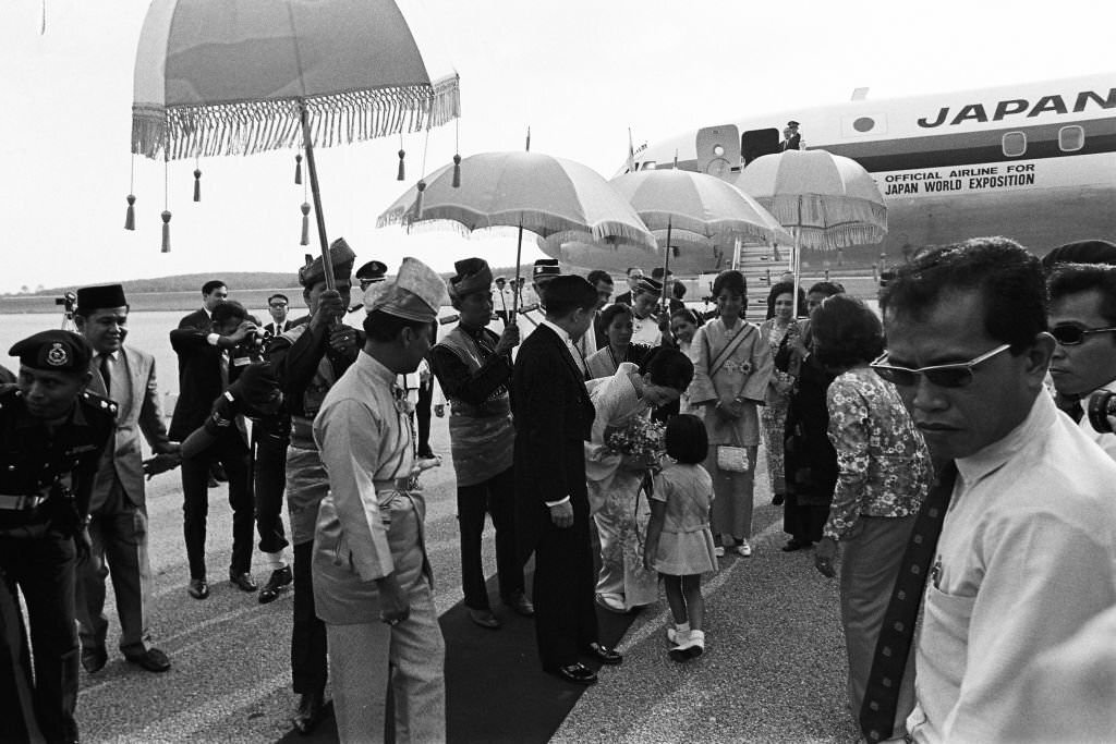 Crown Prince And Crown Princess Visit Malaysia and Singapore, 1970