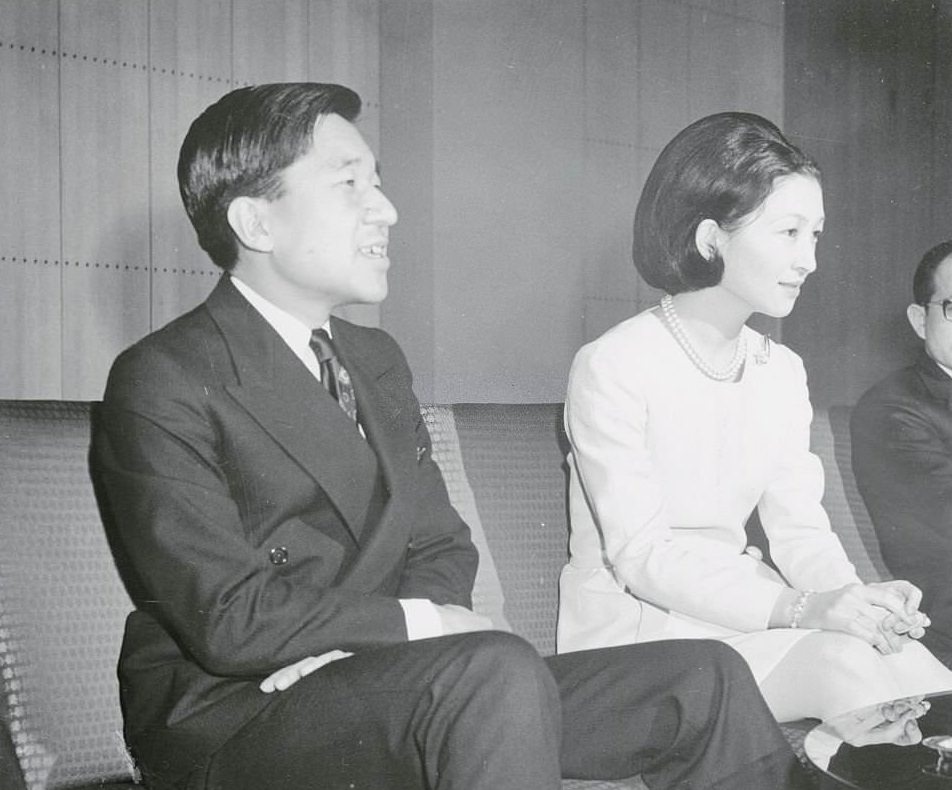 Prince Akihito and Princess Michiko in Singapore, 1970