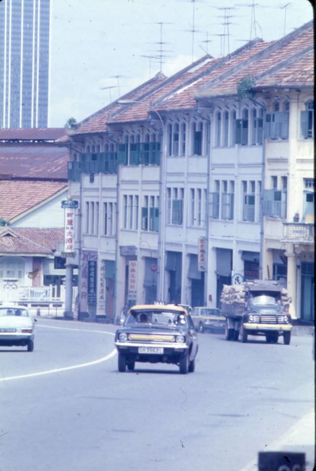 Shophouses, Singapore, 1978