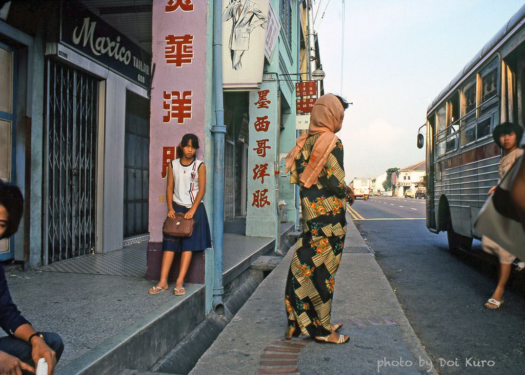 Bus stop, 1979