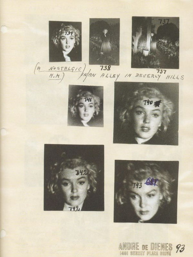 Dark Side of Marilyn Monroe: Sad Photos of Sleepless Monroe by Andre de Dienes, 1953