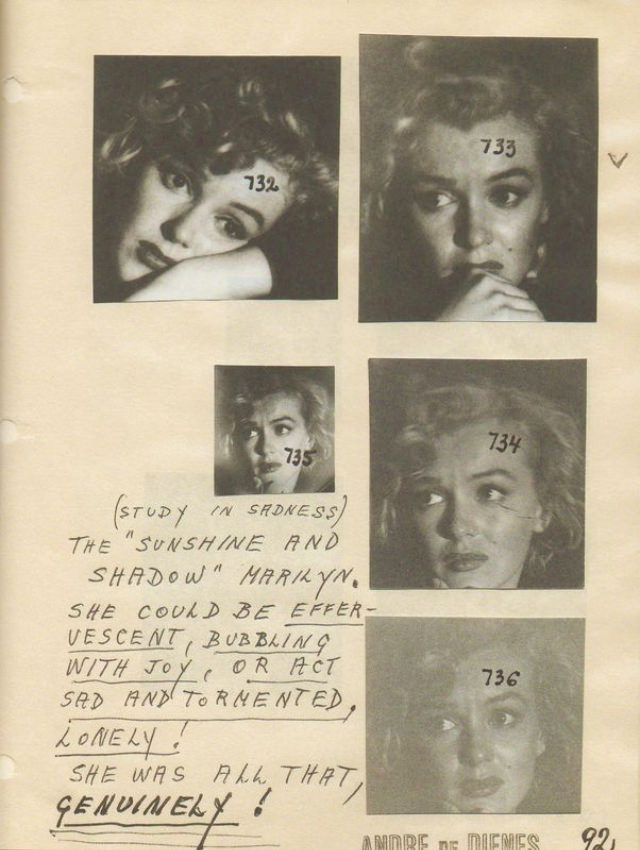 Dark Side of Marilyn Monroe: Sad Photos of Sleepless Monroe by Andre de Dienes, 1953