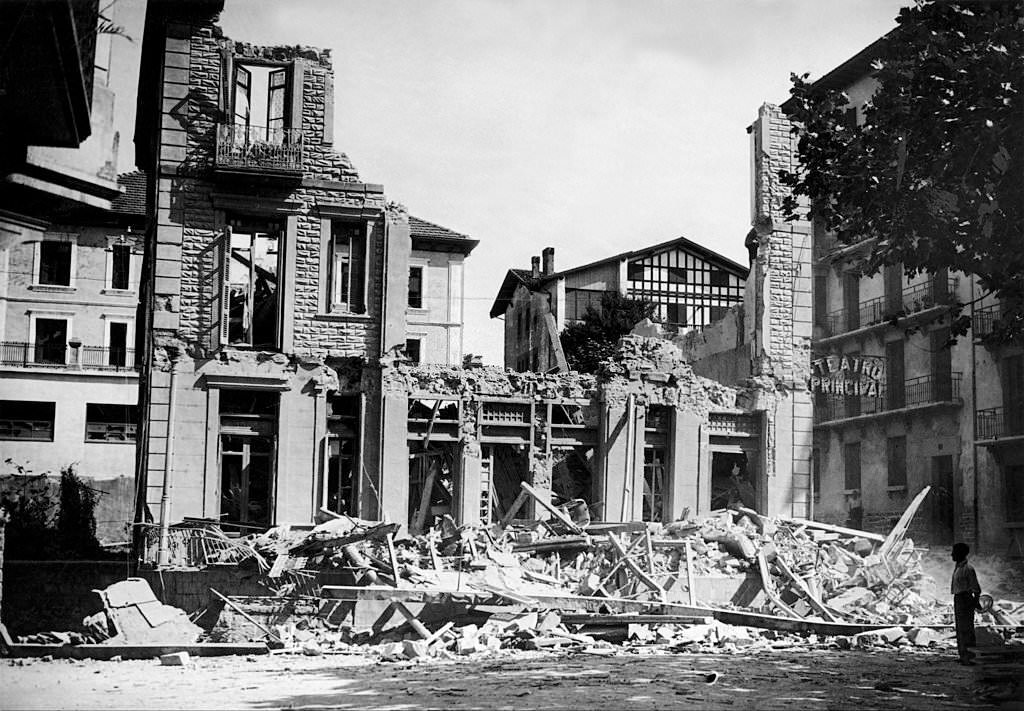 Bombing of Irun during The Spanish Civil War, 1936