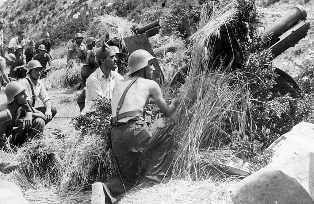 Spanish Civil War Front of Huesca, 1936