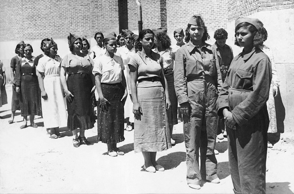 Female Republican Troops in Madrid, 1936