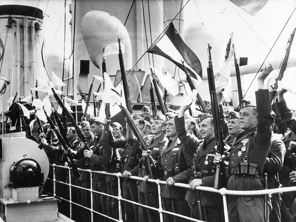 Spanish Civil War Return of the Condor Legion to Germany after the end of the Spanish Civil War.
