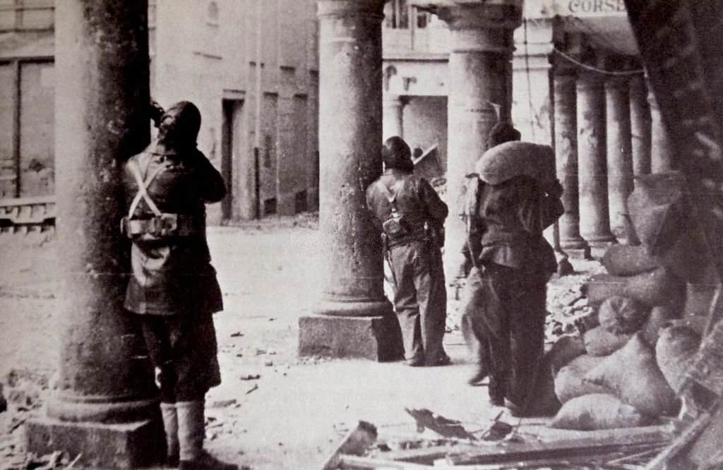 Action at Teruel, during the Spanish Civil War. The combatants fought the battle between December 1937 and February 1938, during the worst Spanish winter in twenty years.