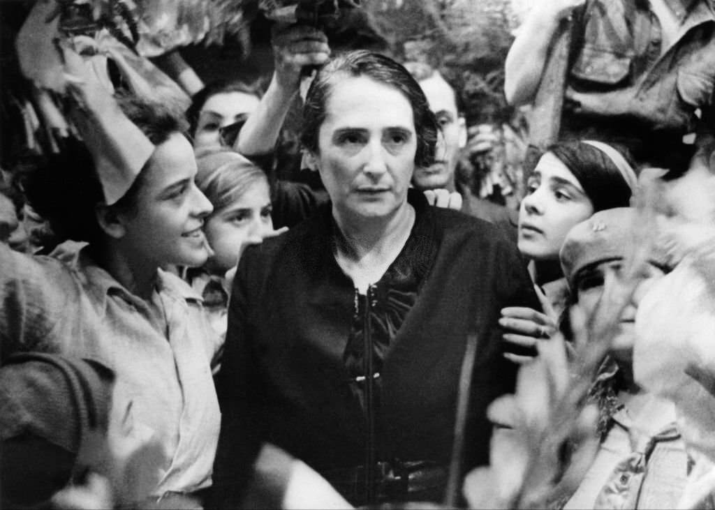 La Passionaria of the Spanish Civil War, Dolores Ibarruri around 1936.
