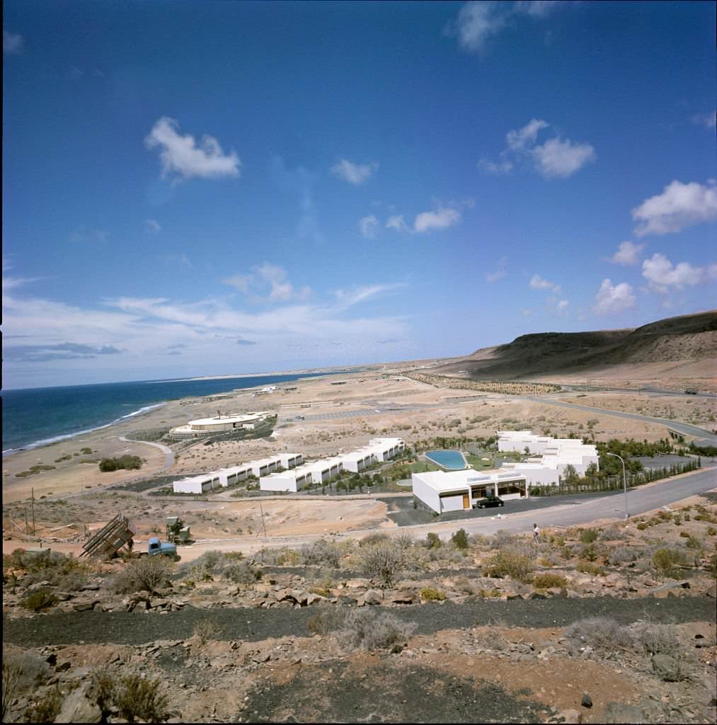Tourism, hotel in Tenerife,1970
