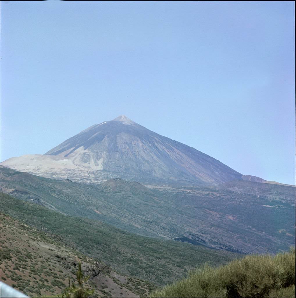 Pico del Teide in Tenerife, 1970