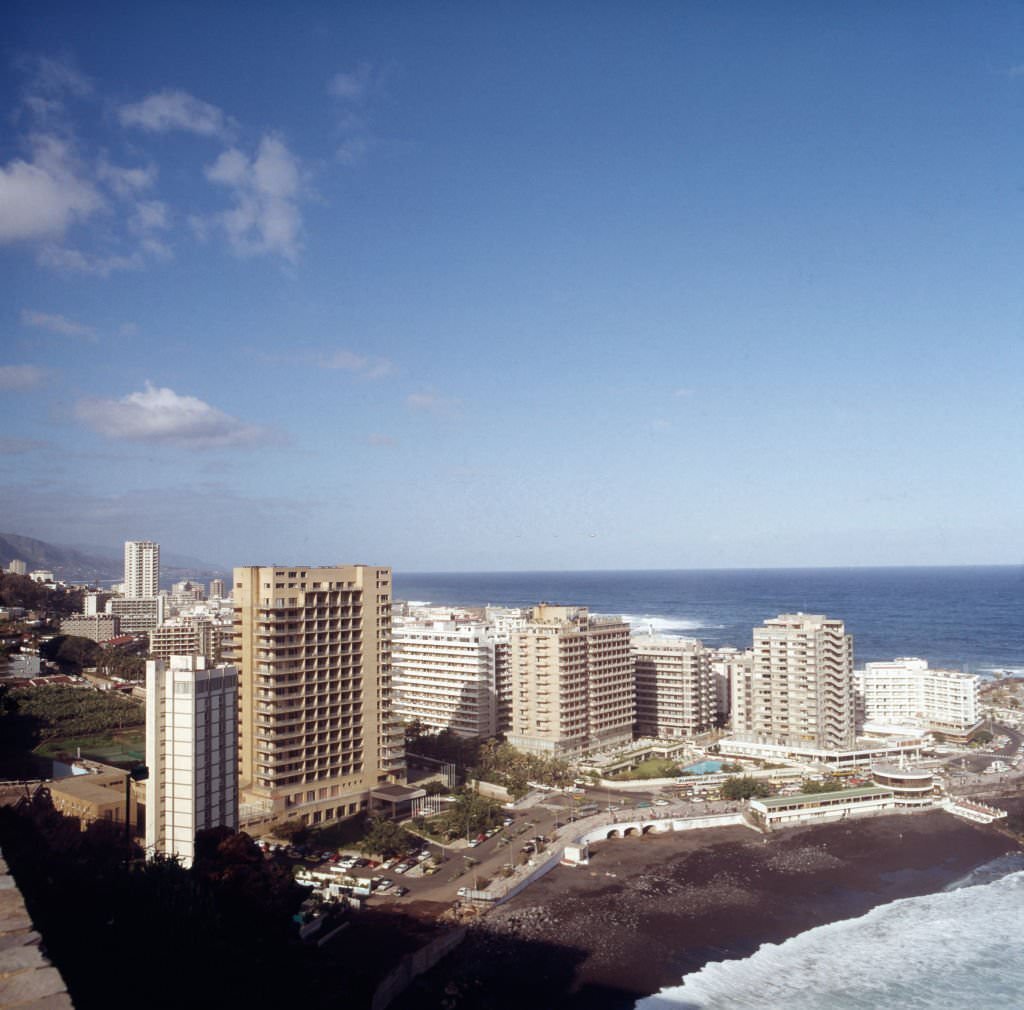 A journey to the volcanic island Tenerife, Spain 1970s.