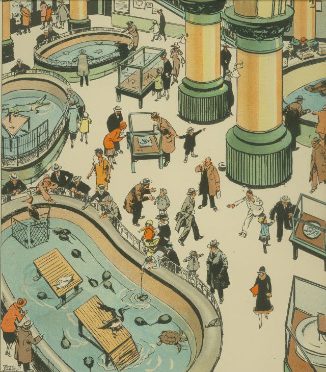 The Aquarium, from “Tony Sarg's New York”