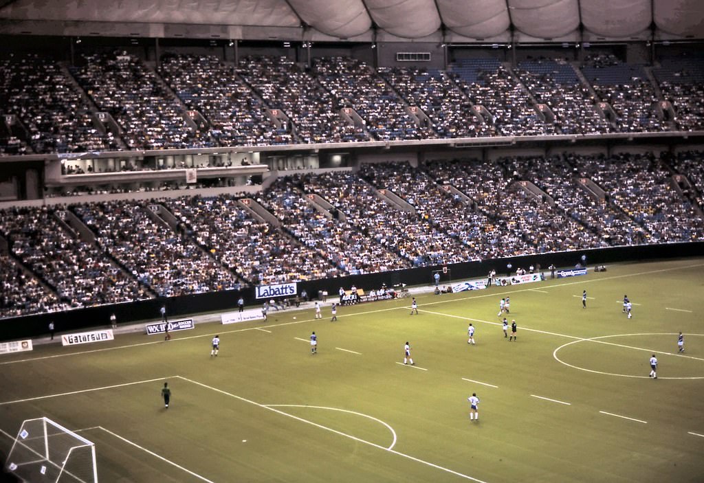 Whitecaps NASL Soccer, BC Place Stadium, Vancouver, 1983