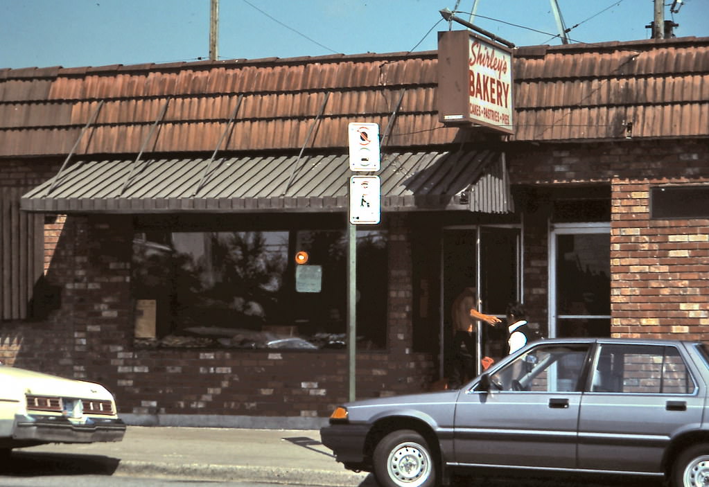 Shirley's Bakery, Vancouver, 48th & Main in 1984.