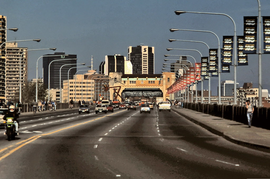 Burrard Street Bridge, Vancouver Centennial, 1986.