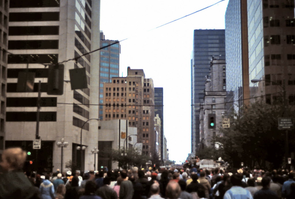 Medical-Dental Controlled Explosion Demolition Crowd, Vancouver, 1989