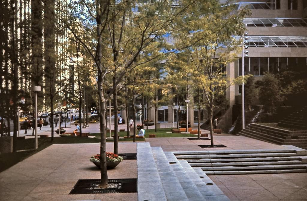 Park Place Plaza on Burrard Street, Downtown Vancouver, 1984