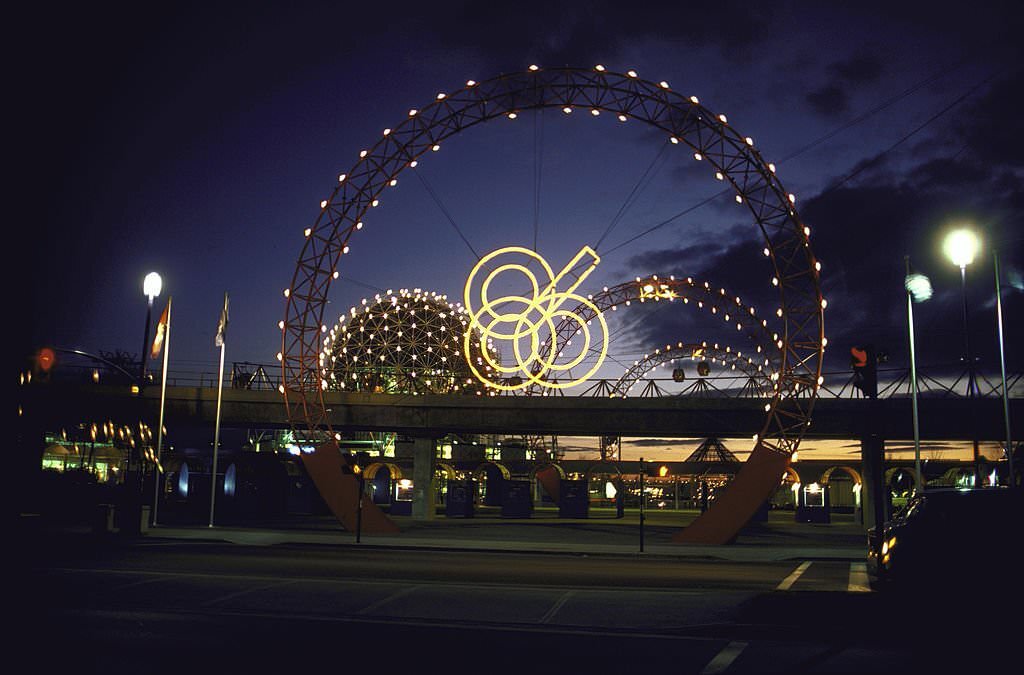 Eastern gate of Canadian World's Fair, Expo 1986.