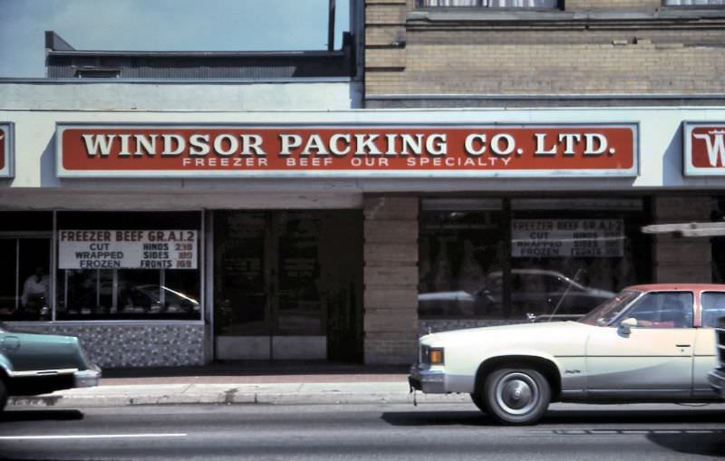 Windsor Packing Company at 4110 Main Street near King Edward, Vancouver, 1984