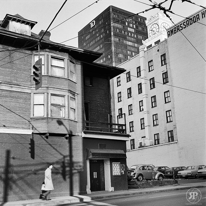 Ambassador Hotel, Robson & Seymour, Vancouver, 1983