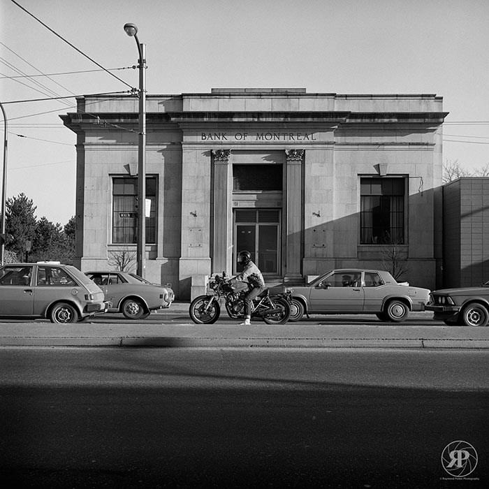 Bank of Montreal Building, Main and Prior, Vancouver, 1984