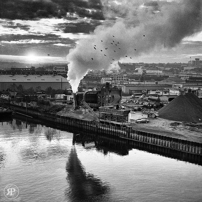 Industry, False Creek, 1984