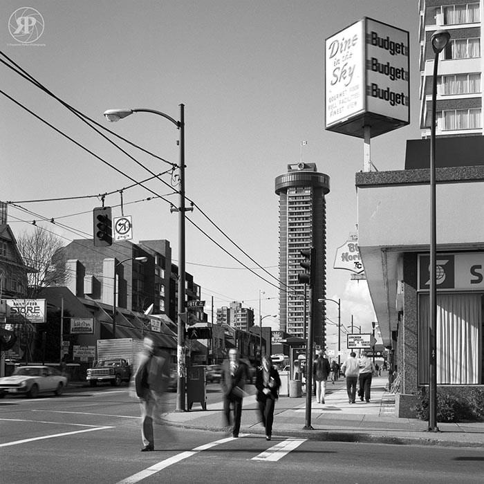 Robson & Bute, Vancouver, 1984