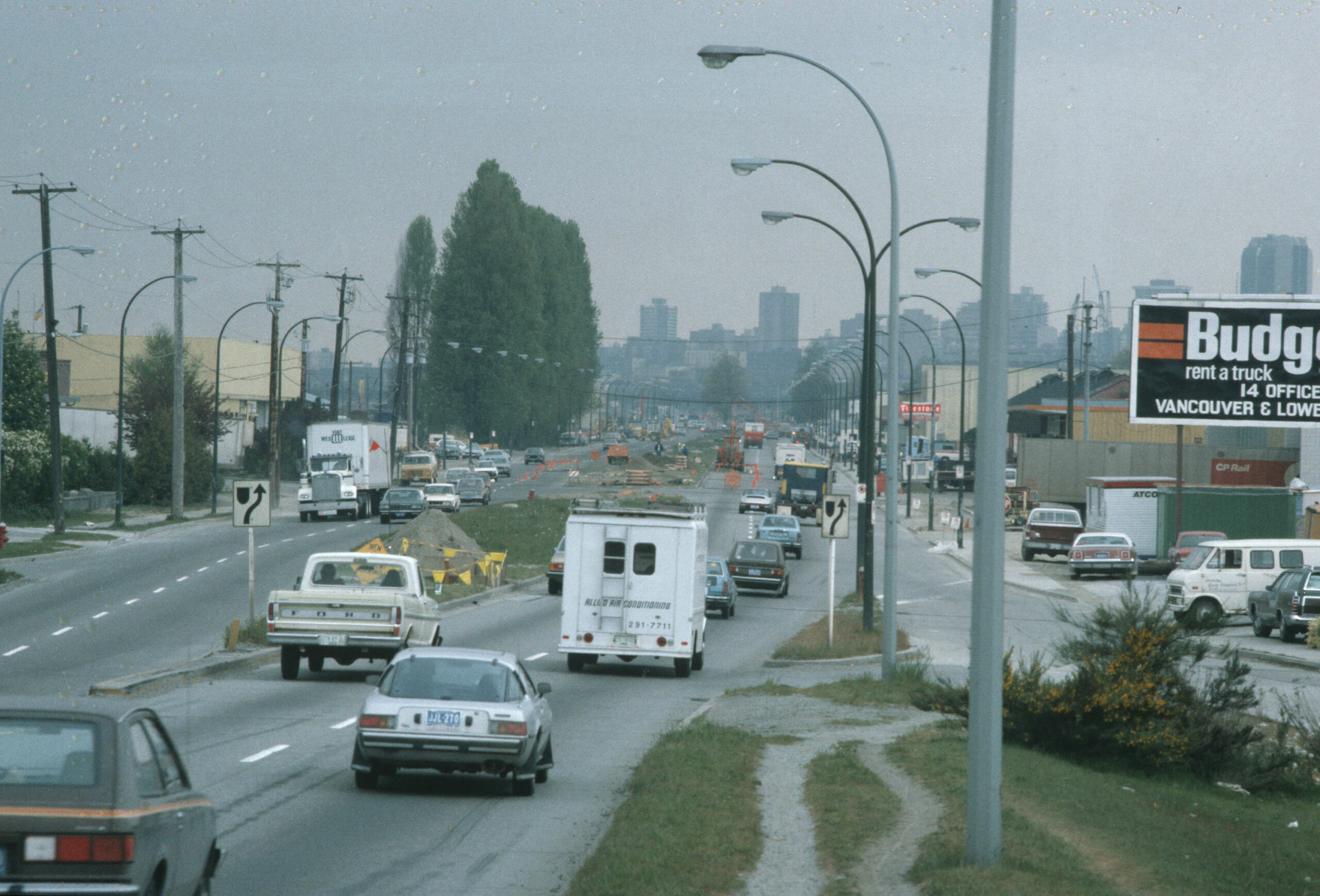 Western view of Terminal Ave, before the SkyTrain line. 3011.