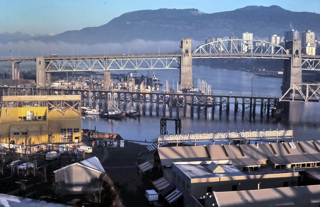 Granville Island Bridges View, Vancouver, 1980.