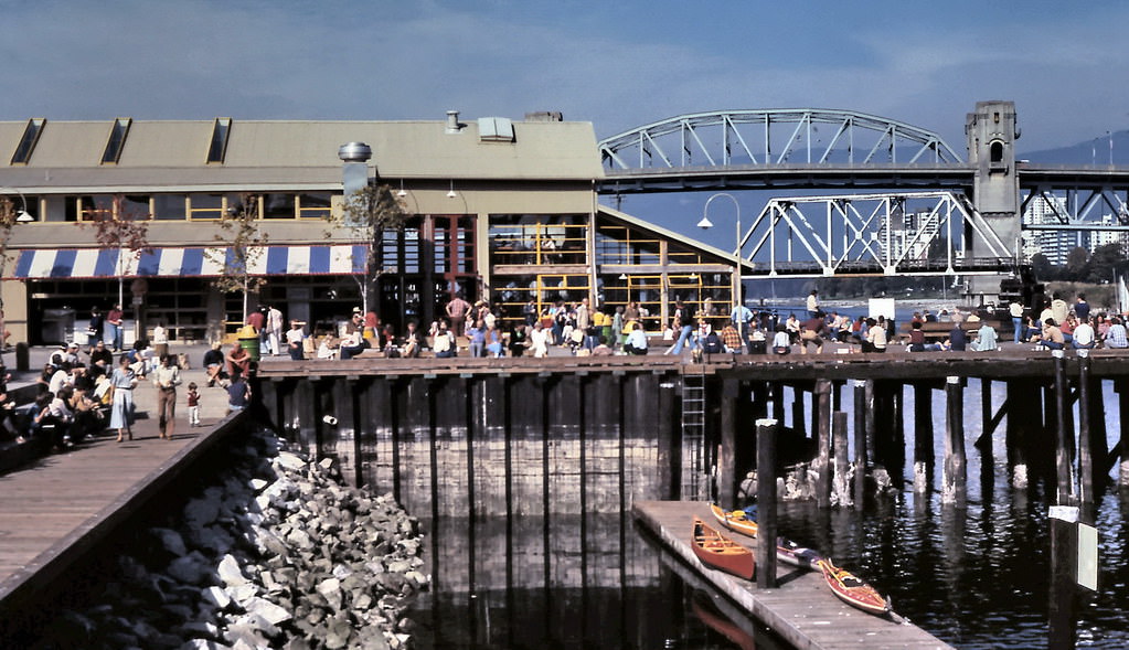 Granville Island Market & Bridges, Vancouver 1980