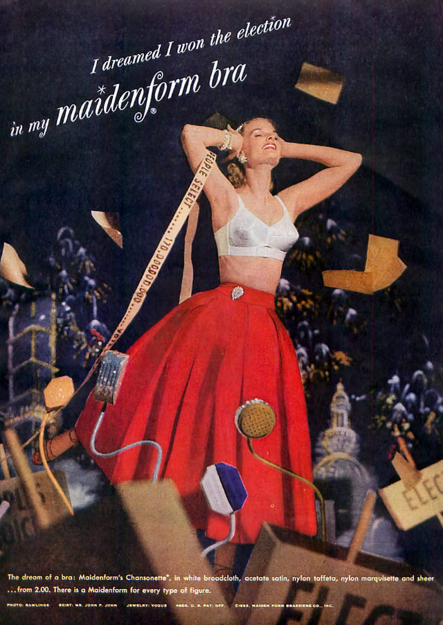 'I Dreamed..': Vintage Maidenform Bra Ads from the 1940s and 1950s