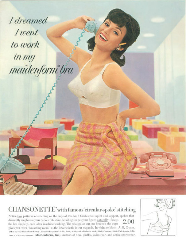 'I Dreamed..': Vintage Maidenform Bra Ads from the 1940s and 1950s