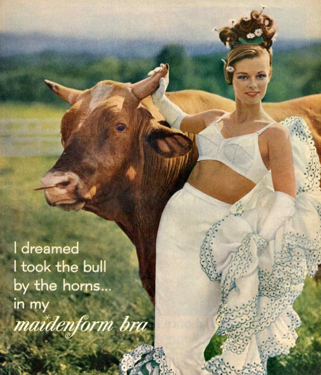 'I Dreamed..': Vintage Maidenform Bra Ads from the 1940s and 1950s